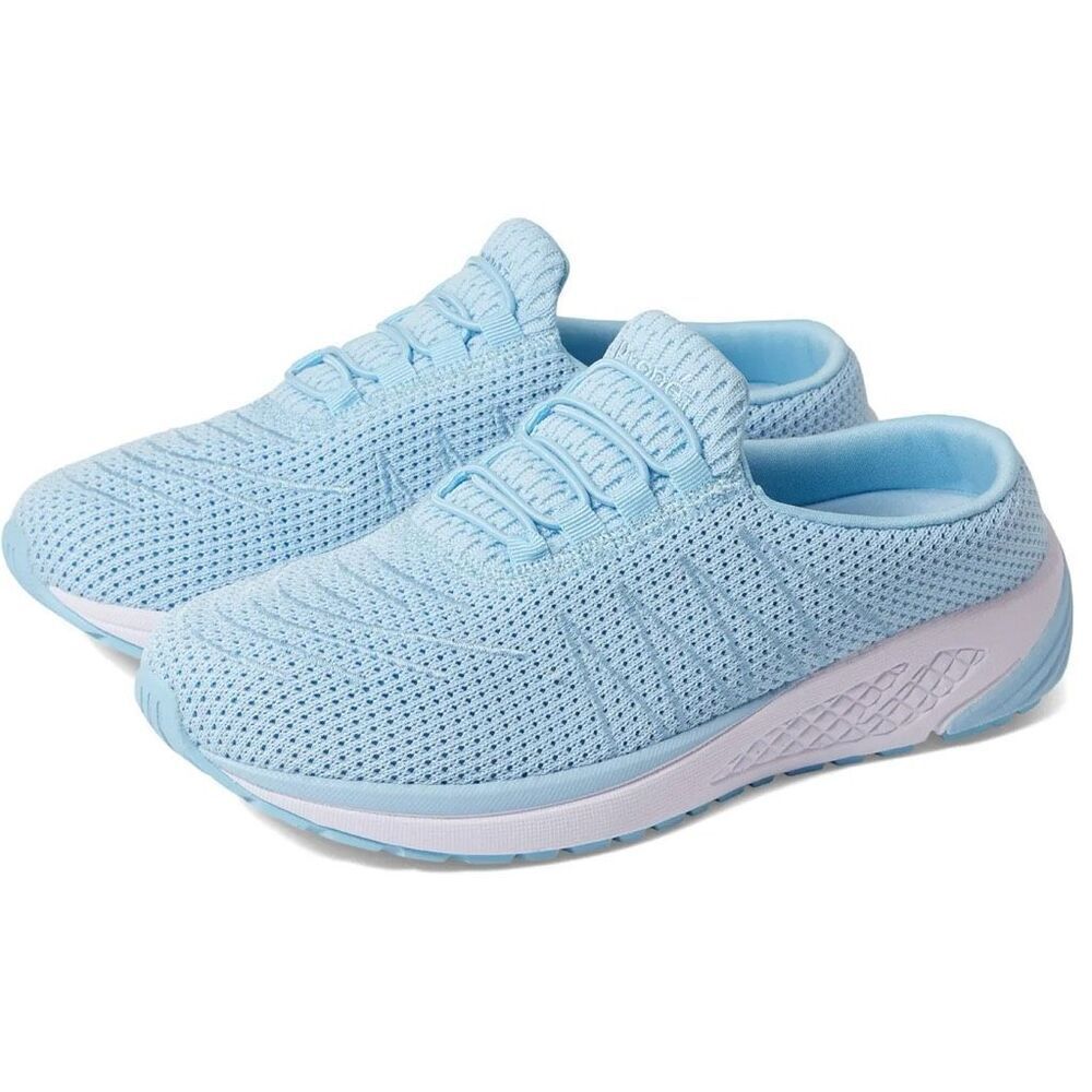 NWT Propet Tour Knit‎ Slide Sneakers Baby Blue Ortholite Size 12